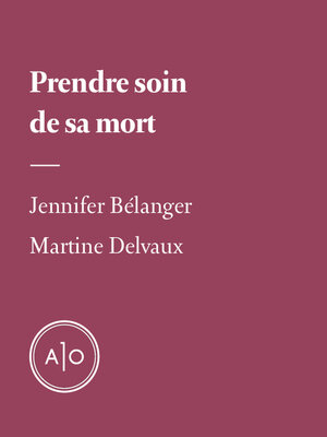 cover image of Prendre soin de sa mort